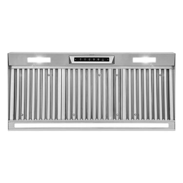 42/48/60 Inch Stainless Steel Insert Range Hood | 1200 CFM | Gesture & Touch Control