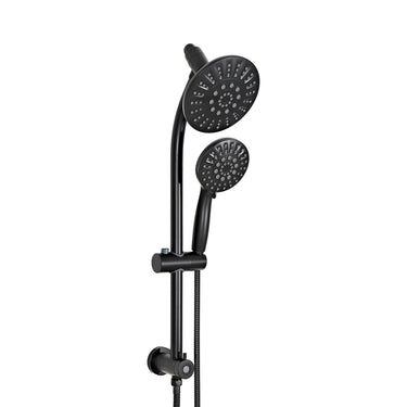 Handheld Showerhead & Fixed Showerhead Combo for Easy Reach, Stainless Steel Slide Bar
