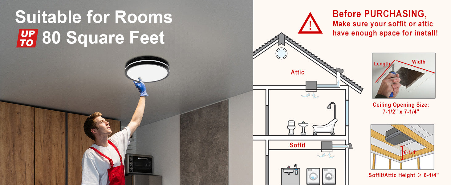 Person installing a ceiling light fixture with safety guidelines and illustrations on the right.