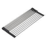 Metal cooling fins on a white background