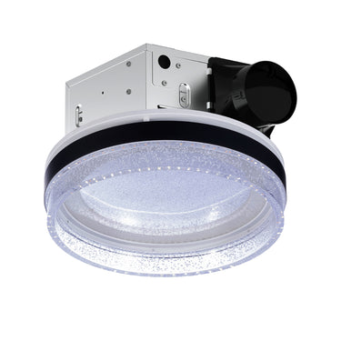 Starlight Exhaust Fan with 2CCT and Nightlight, Dimmable LED Light, 110CFM, 1.5 Sones