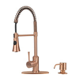 copper kitchen faucet