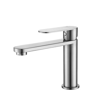 Stainless Steel  Single Handle Bathroom Faucet 1 or 3 Hole Bathroom Sink Faucet