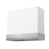 White kitchen hood on a white background