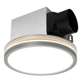 Ceiling light fixture with white and black design on a white background