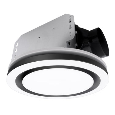 Ceiling-mounted exhaust fan on a white background