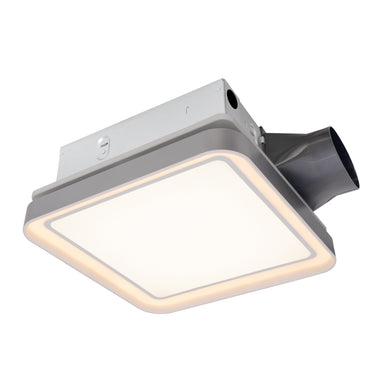 Exhaust Fan with 3CCT and Nightlight, Dimmable LED Light, 3-Mode (50-80-100) CFM, 1.2 Sones