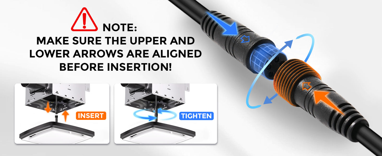 Instructions for aligning arrows on a tool with text and diagrams on a white background