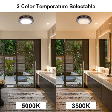 Exhaust Fan with Selectable 3CCT, Dimmable LED Light, 80CFM, 2.0 Sones, Brushed Nickel