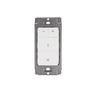 Smart wall switch with control panel on a white background